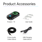 BlueTooth Player T3 crni - Slika 2