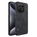 Futrola Leather Man MagSafe za Honor Magic 8 Lite crna