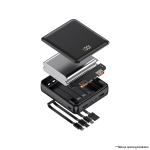 Power Bank prenosiva baterija OxPower PDC10 10000 mAh bela - Slika 3