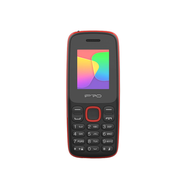 Mobilni telefon IPRO A1 Mini (Feature) 2G / GSM / Dual Sim / Srpski jezik / 32MB crno crveni