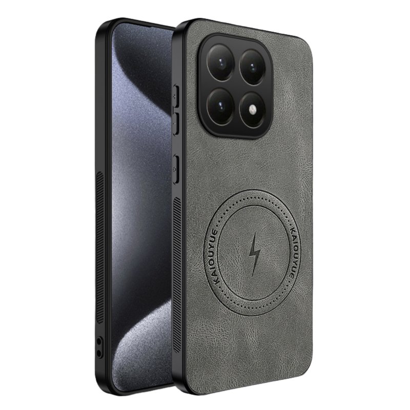 Futrola Leather Man MagSafe za Samsung A376B Galaxy A37 siva