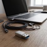 Adapter Type C na USB-A 3.0 Blue Star beli - Slika 3