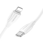 USB Data kabal Comicell Superior CO-BX19 Fast 20W 3A Type C na Lightning 2m beli - Slika 2