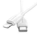 USB Data kabal Comicell Superior CO-BX19 Fast 20W 3A Type C na Lightning 2m beli - Slika 3