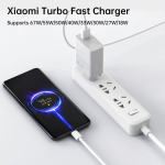 Kućni punjač Xiaomi HyperCharge 67W sa USB na Type C kablom beli EU - Slika 3