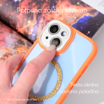 Torbica MagSafe Shining za iPhone 12 (6.1) tamno plava - Slika 2