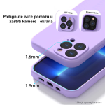 Torbica Teracell Soft Velvet za Honor X6c ljubičasta - Slika 5