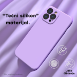 Torbica Teracell Soft Velvet za Honor X6c ljubičasta - Slika 6