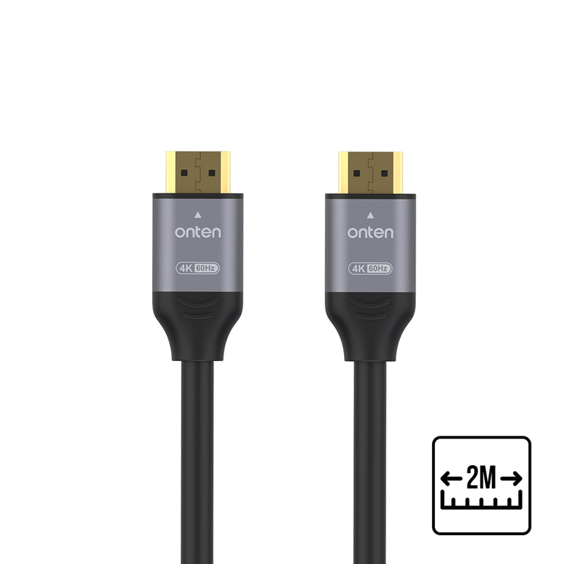 AV386_01_800 Kabal HDMI 2.0 4K 60Hz 18Gbps aluminijumski 2m (OTN-8318) Onten - Slika 1
