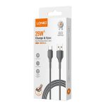 USB Data kabl LDNIO LS851 25W Type C 1m crni - Slika 4