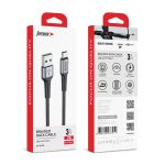 USB data kabal Superior SU-K108 pleteni Fast 27W 3A USB A na Type C 2m crni - Slika 4