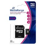 Micro SD MediaRange 8GB + SD adapter klasa 10