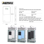 Power bank prenosiva baterija REMAX Cynlle Series RPP-680 PD 20W+QC 22.5W 20000 mAh beli - Slika 4