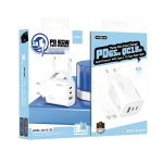 Kućni punjač Moxom MX-HC158 QC3.0 65W Type C na Type C beli - Slika 4