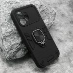 Futrola Square Ring za Honor 600 crna