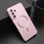 Futrola Elegant MagSafe za Samsung A576B Galaxy A57 5G roze