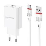Kućni punjač Comicell Superior CO-BA21A Fast QC 3.0 18W 3A Type C beli