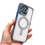 Maska Mag Case cirkon Camera za Samsung A075F / A085F Galaxy 07 / A08 plava