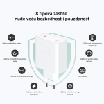 Kućni punjač Honor Super Charge GaN Slim 100W beli - Slika 4
