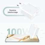 Kućni punjač Honor Super Charge GaN Slim 100W beli - Slika 3
