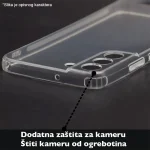 Maska Skin silikon With Pluggy za Samsung A566B Galaxy A56 5G transparent - Slika 3