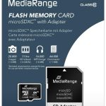 Micro SD MediaRange 64GB + SD adapter klasa 10