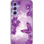 Torbica silikonska Print za Samsung A546B Galaxy A54 5G Butterfly And Flowers